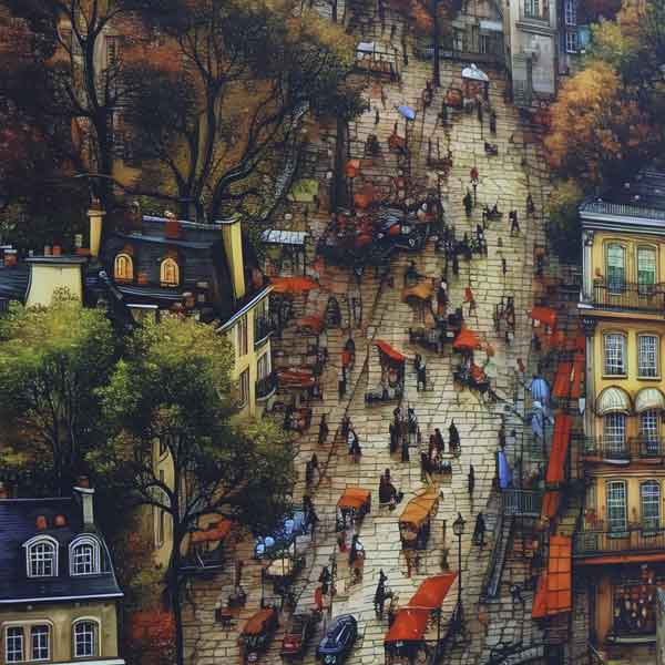 Rompecabezas de 1000 piezas calle antigua