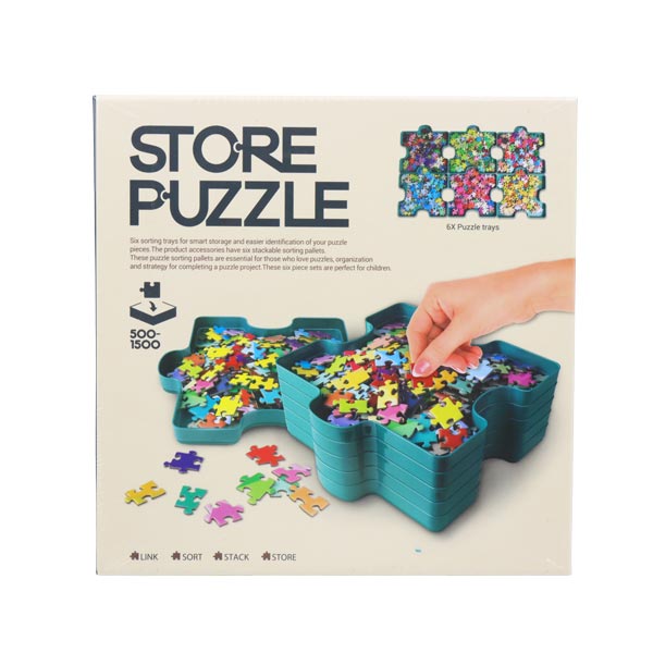 Almacenamiento para rompecabezas 6 piezas