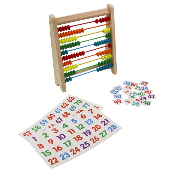 Juguete abaco de colores