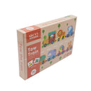 Juego de tren de madera