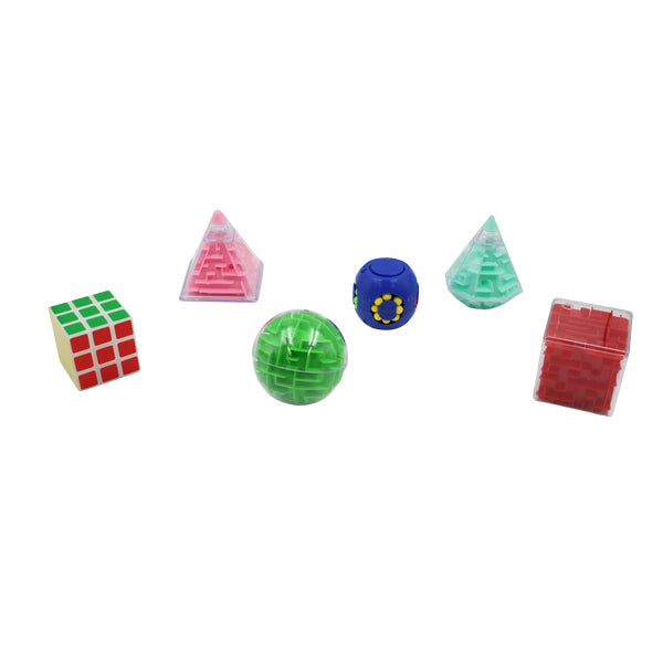 Set de juego cubo mágico 6en1