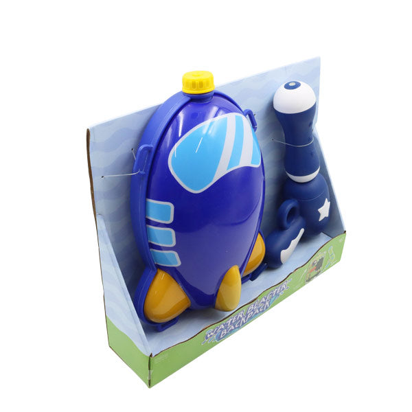 Mochila con lanzador de agua