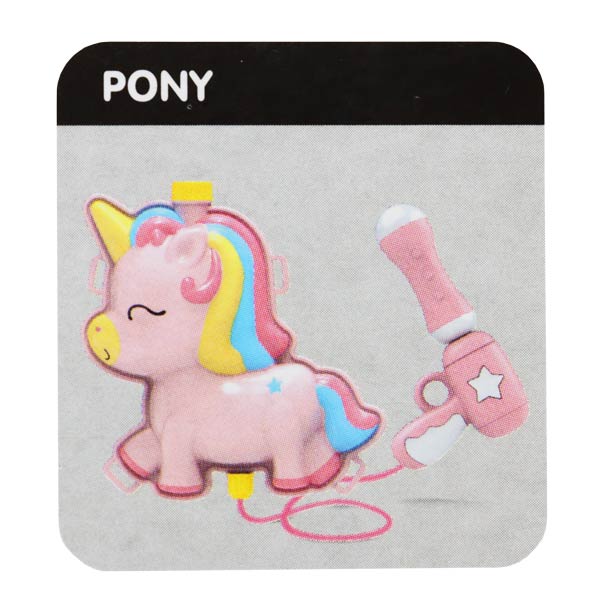 Mochila unicornio con lanzador de agua