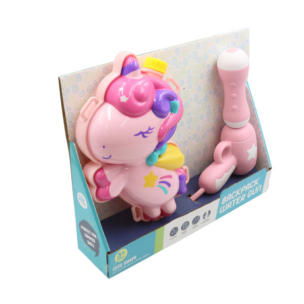 Mochila unicornio con lanzador de agua