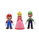 Figura 4" 3pack reino champiñón Super Mario