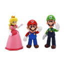 Figura 4" 3pack reino champiñón Super Mario