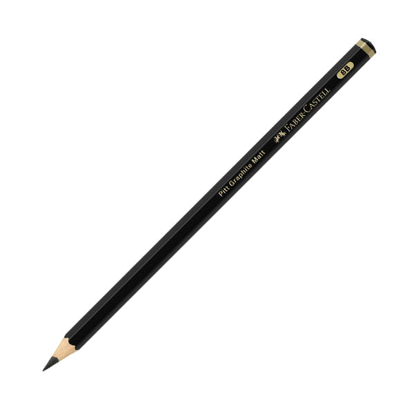 Lápiz de grafito Pitt 8B Faber Castell.