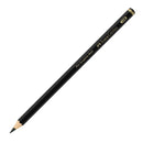 Lápiz de grafito Pitt 12B Faber Castell.