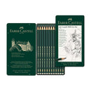 Lapiz grafito de diseño art set caja metal 12 ud