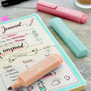 Resaltador textliner pastel rosa