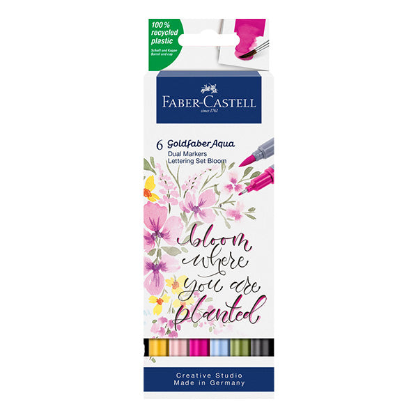 Marcador Leterring 6 unidades Faber Castell