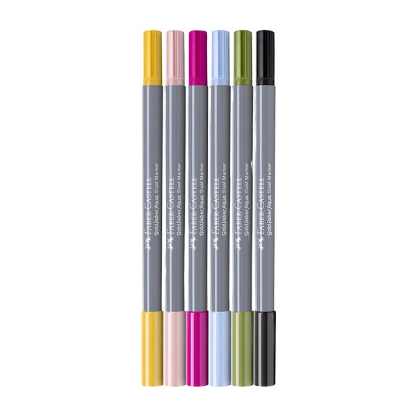 Marcador Leterring 6 unidades Faber Castell