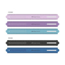 Regla sparkle pastel ambidiestra 30 cms