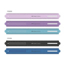 Regla sparkle dark ambidiestra 30 cms