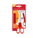 Tijera grip roja 13 cms punta roma