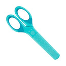 Tijera grip turquesa 13 cms punta roma