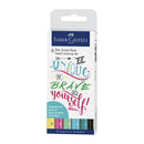 Marcador pitt artist pen b hand lettering pastel 6 ud