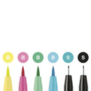 Marcador pitt artist pen b hand lettering pastel 6 ud