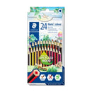 Lápices de color ecológico hexagonal 24u Staedtler