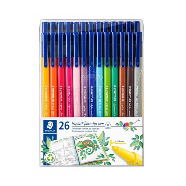 Marcador fino Triplus 26 unidades Staedtler