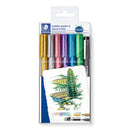 STAEDTLER marcadores métalicos 6pz & 1pigment