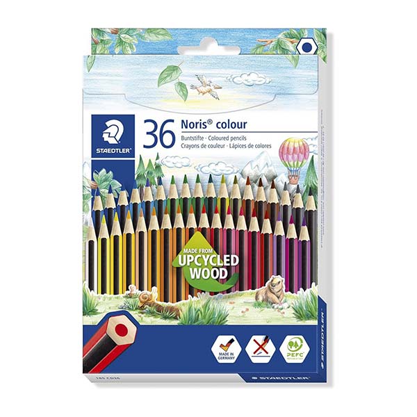 Lápices de color ecológico hexagonal 36u Staedtler
