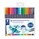 Rotulador doble punta acuarelable 18 unidades Staedtler