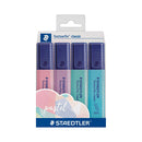 Resaltador 4 unides pastel Staedtler.