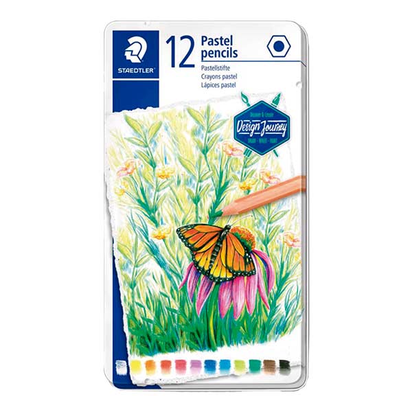 Lápiz pastel caja 12 uds Staedtler.