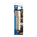 Marcador metálico 3 unidades surtidos.