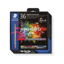 Marcadores punta pincel 36u surtidos Staedtler