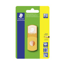 Borrador con tajador rosa neón Staedtler