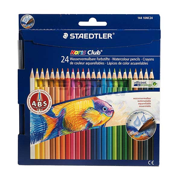 Lápices acuarela 24 unidades Staedtler