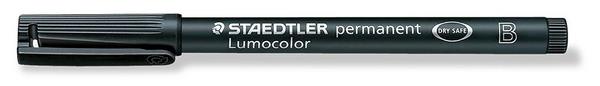 STAEDTLER Rotulador Lumocolor perm B negro