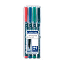 STAEDTLER Rot. Lumocolor perm. M 4 pzas.
