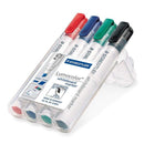 STAEDTLER Caja marc. 351 B Lumocolor 4 pzas.