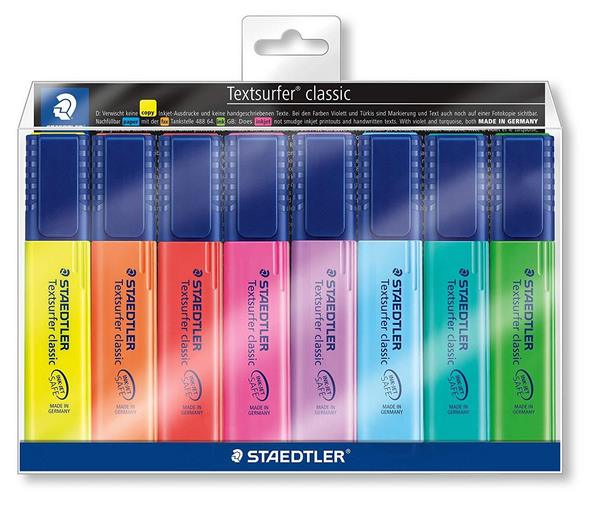 STAEDTLER Est. marcador Textsurfer clas 8pzas