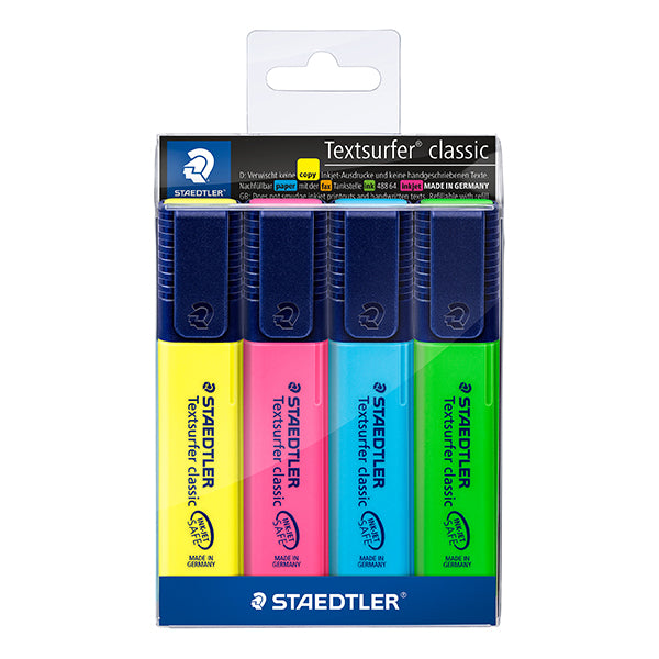 STAEDTLER Est. marc. text. classic 4 pzas.