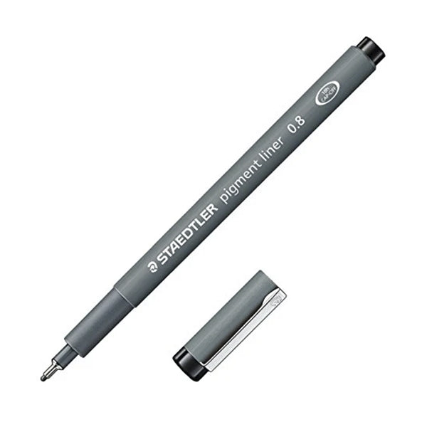 Rapidógrafo pingment liner 0.8mm negro Staedtler