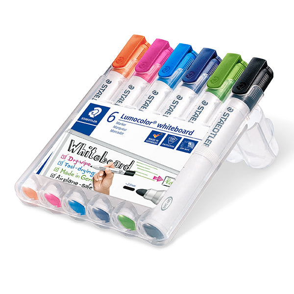 STAEDTLER Caja marc. 351 Lumocolor 6 pzas.