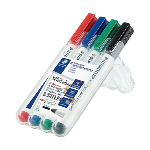 Marcador para pizarra compacto 4 unidades Staedtler