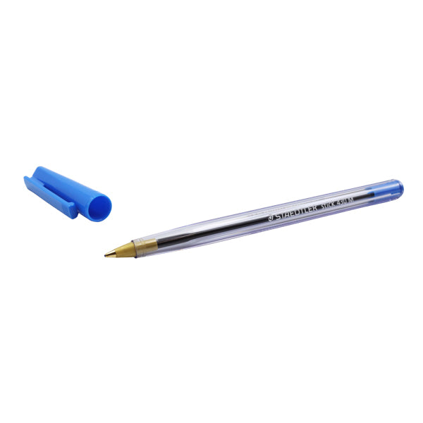 Bolígrafo azul punta mediana Staedtler