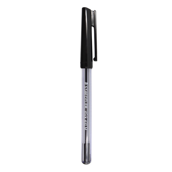Bolígrafo negro punta mediana Staedtler