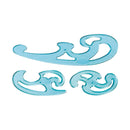 STAEDTLER Juego 3 plantillas curvas Burmester