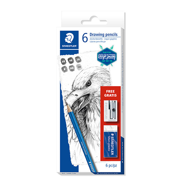 STAEDTLER Lápiz Lumograph juego 100% PEFC