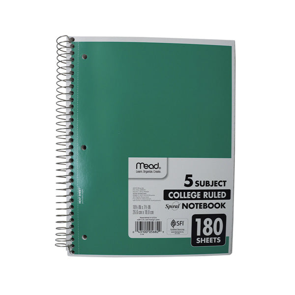 CUADERNO 05682 180 HOJAS DE RESORTES