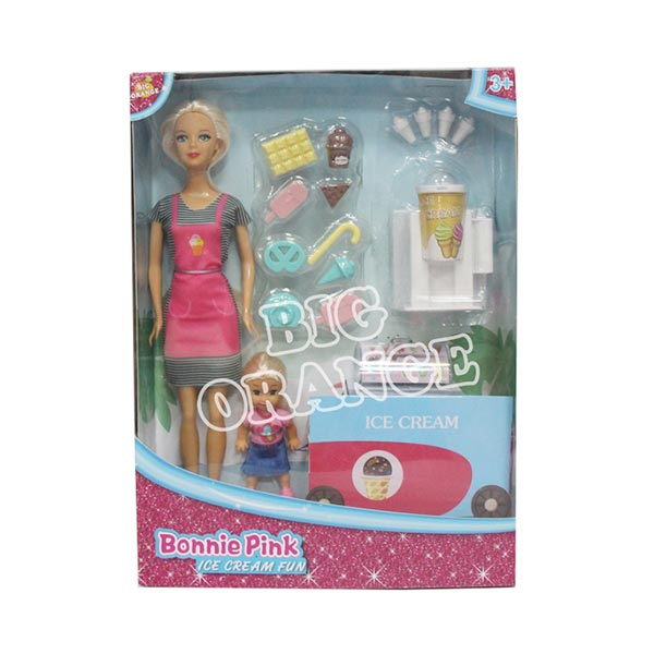 Muñeca en heladería 12"