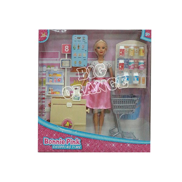 Muñeca de compras 12" surtida