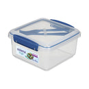 Recipiente cuadrado con cubiertos