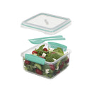 Recipiente cuadrado con cubiertos